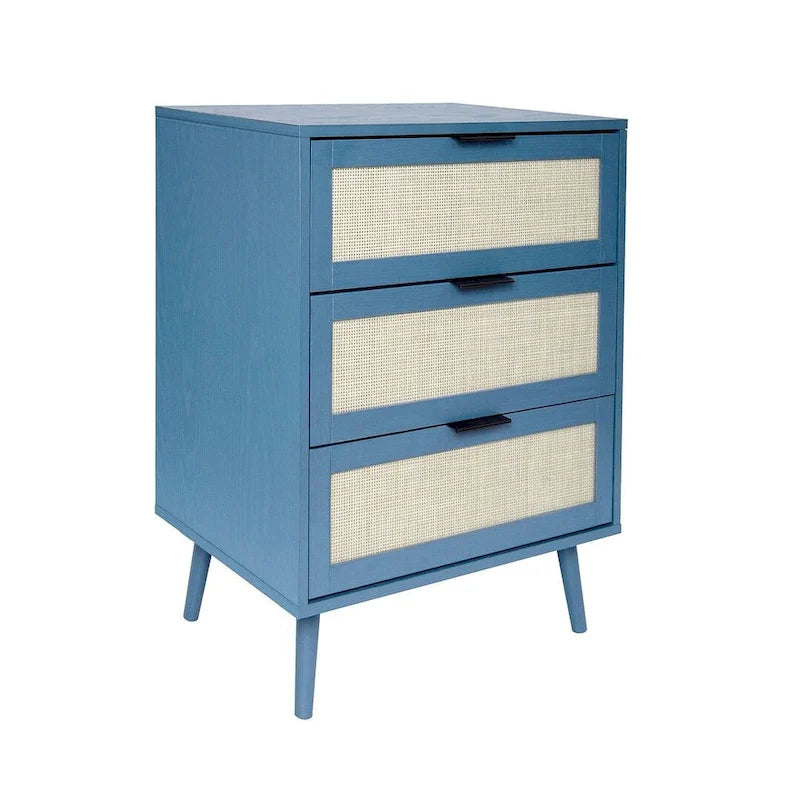Table de chevet moderne à 3 tiroirs pour chambre ou salon - Non disponible