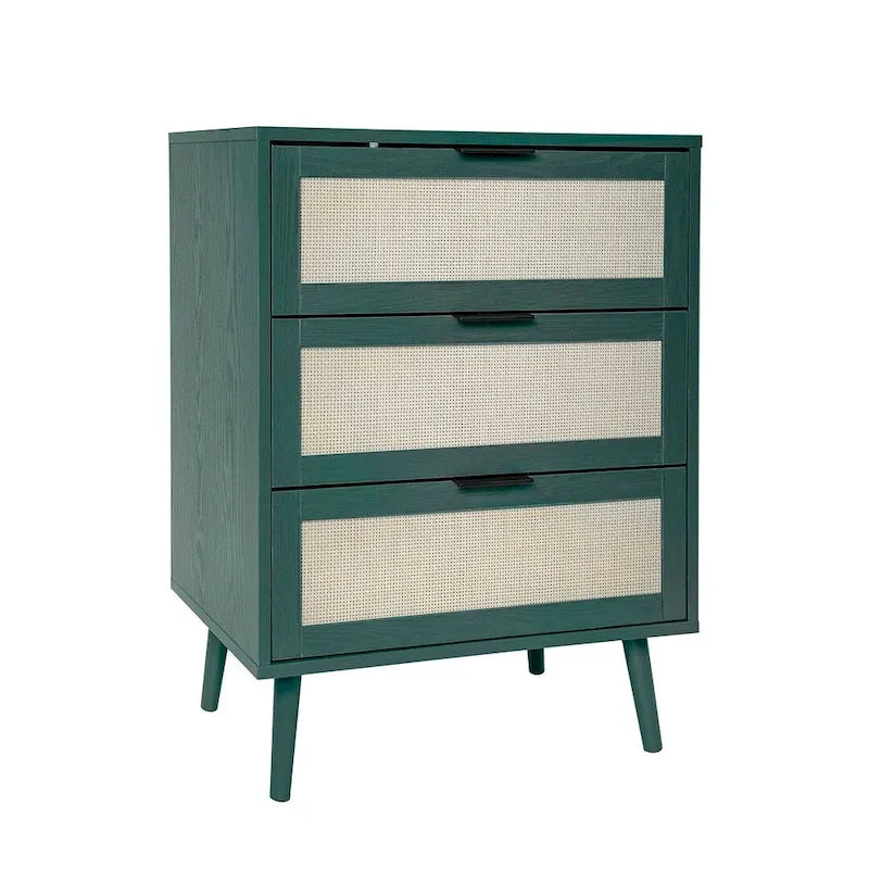 Table de chevet moderne à 3 tiroirs pour chambre ou salon - Non disponible