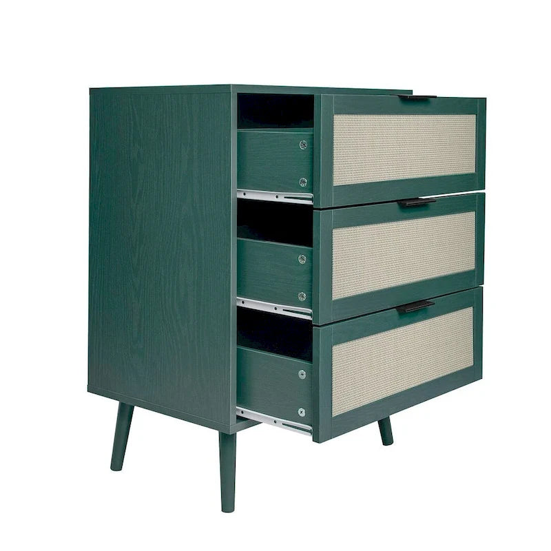 Table de chevet moderne à 3 tiroirs pour chambre ou salon - Non disponible
