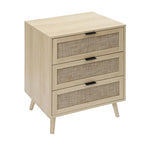 Table de chevet moderne à 3 tiroirs pour chambre ou salon - Non disponible