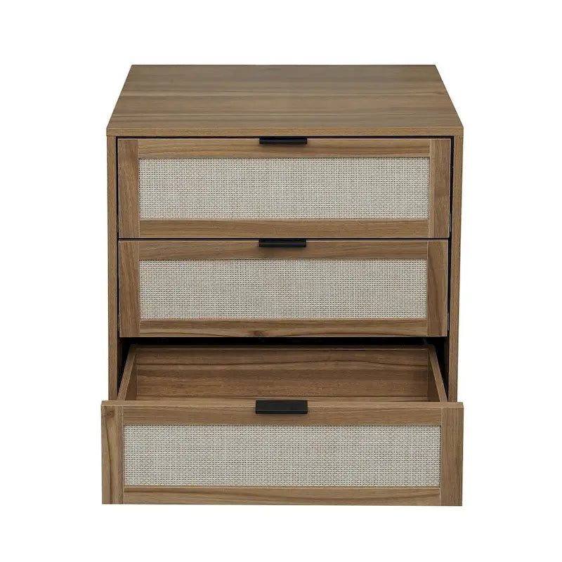Table de chevet moderne à 3 tiroirs pour chambre ou salon - Non disponible