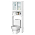 Armoire de rangement à installer au-dessus des toilettes - 9 cm (P) x 25 cm (L) x 66 cm (H)