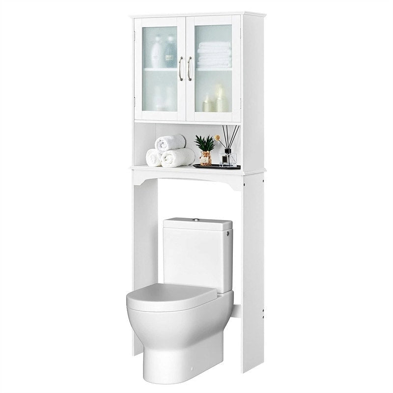 Armoire de rangement à installer au-dessus des toilettes - 9 cm (P) x 25 cm (L) x 66 cm (H)