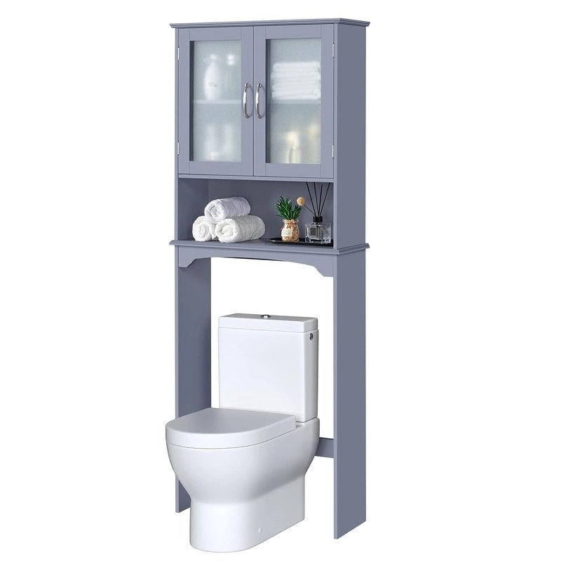 Armoire de rangement à installer au-dessus des toilettes - 9 cm (P) x 25 cm (L) x 66 cm (H)