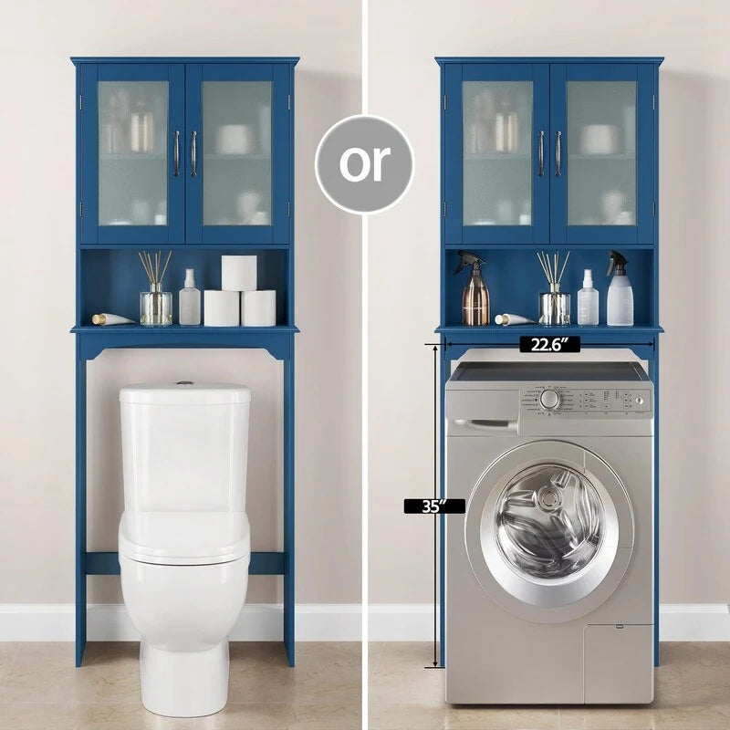 Armoire de rangement à installer au-dessus des toilettes - 9 cm (P) x 25 cm (L) x 66 cm (H)