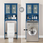 Armoire de rangement à installer au-dessus des toilettes - 9 cm (P) x 25 cm (L) x 66 cm (H)