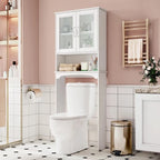 Armoire de rangement à installer au-dessus des toilettes - 9 cm (P) x 25 cm (L) x 66 cm (H)