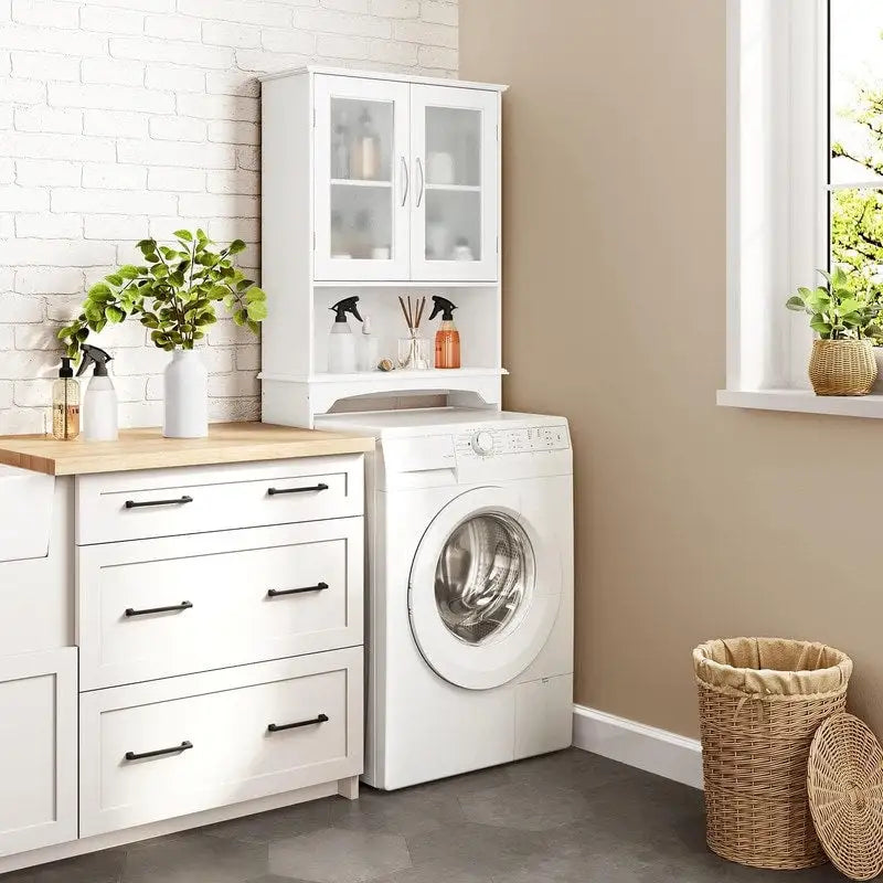 Armoire de rangement à installer au-dessus des toilettes - 9 cm (P) x 25 cm (L) x 66 cm (H)