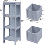 Meuble bas de salle de bain - 11,8 cm (P) x 11,8 cm (L) x 35 cm (H)
