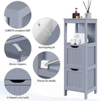 Meuble bas de salle de bain - 11,8 cm (P) x 11,8 cm (L) x 35 cm (H)