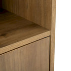Armoire de rangement pour salle de bain, petite armoire de rangement, casier en rotin, armoire à une porte