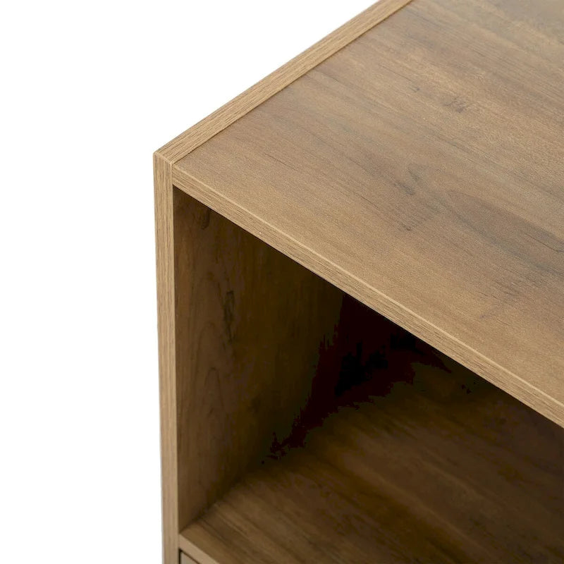 Armoire de rangement pour salle de bain, petite armoire de rangement, casier en rotin, armoire à une porte