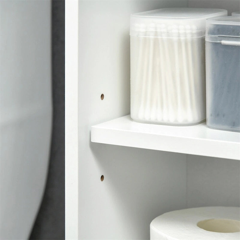 Meuble de salle de bain à poser au-dessus des toilettes, meuble de rangement de salle de bain autoportant