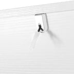 Armoire de rangement Moasis 58 pouces de haut pour salle de bain, avec portes et étagères