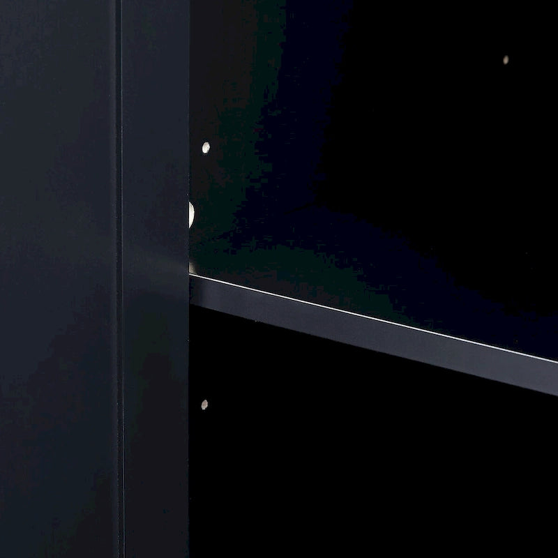 Armoire de rangement de 70 cm de haut avec portes et trois tiroirs pour salle de bain/bureau