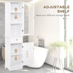 Armoire de rangement étroite pour salle de bain, armoire haute pour salle de bain, colonne à linge étroite