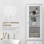 Armoire de rangement étroite pour salle de bain, armoire haute pour salle de bain, colonne à linge étroite
