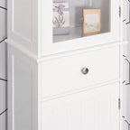 Armoire de rangement étroite pour salle de bain, armoire haute pour salle de bain, colonne à linge étroite