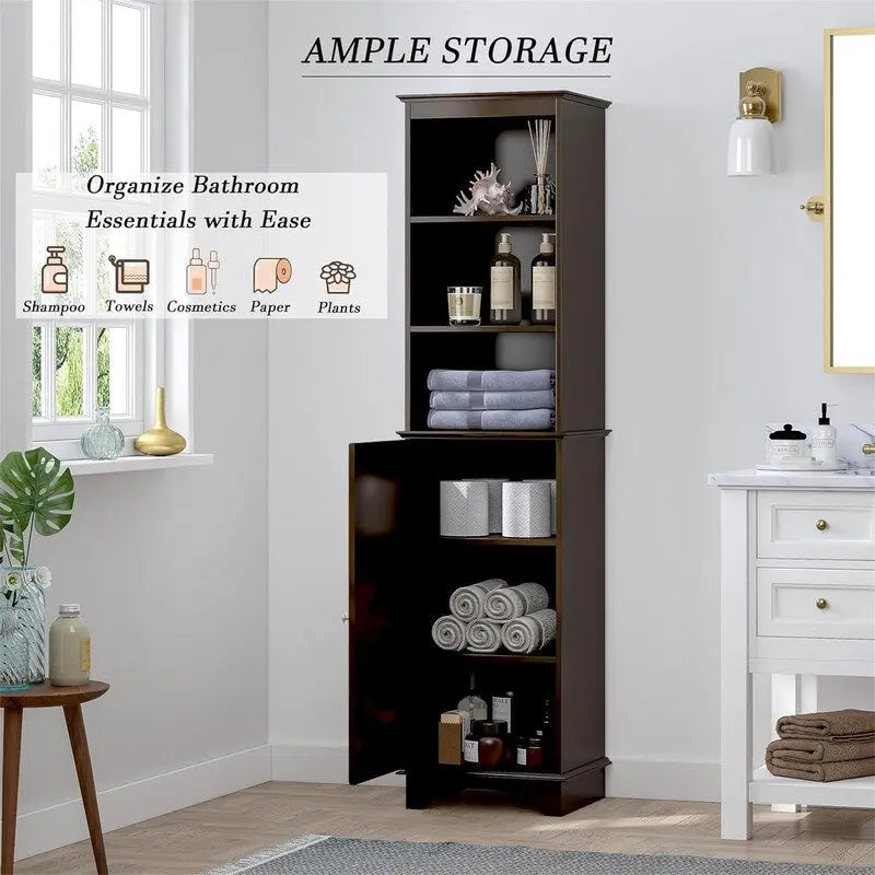 Meuble de rangement autoportant à trois étagères - 11,8 cm (P) x 15 cm (L) x 59,8 cm (H)