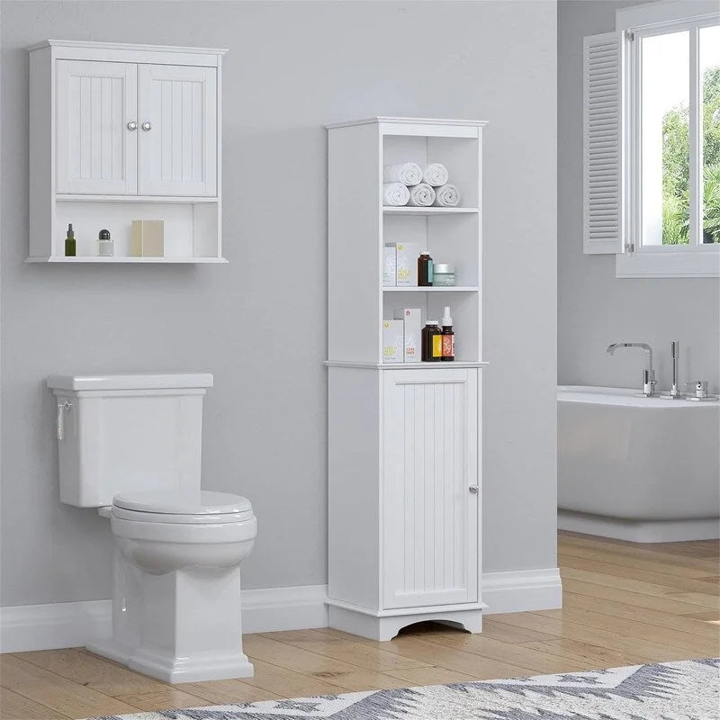 Meuble de rangement autoportant à trois étagères - 11,8 cm (P) x 15 cm (L) x 59,8 cm (H)