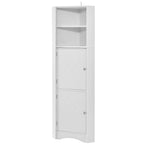 Armoire d'angle de salle de bain autoportante haute