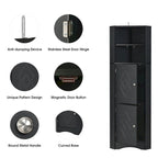 Armoire d'angle de salle de bain autoportante haute