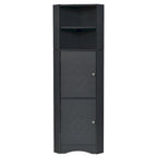 Armoire d'angle de salle de bain autoportante haute