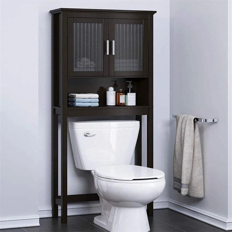 Armoire de rangement à installer au-dessus des toilettes - 9,4 cm (P) x 26,77 cm (L) x 66,92 cm (H)