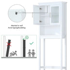 Armoire de rangement à installer au-dessus des toilettes - 9,4 cm (P) x 26,77 cm (L) x 66,92 cm (H)