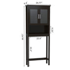 Armoire de rangement à installer au-dessus des toilettes - 9,4 cm (P) x 26,77 cm (L) x 66,92 cm (H)