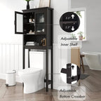 Armoire de rangement à installer au-dessus des toilettes - 9,4 cm (P) x 26,77 cm (L) x 66,92 cm (H)
