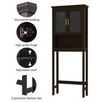 Armoire de rangement à installer au-dessus des toilettes - 9,4 cm (P) x 26,77 cm (L) x 66,92 cm (H)