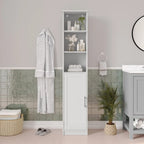 Tour de rangement autoportante pour salle de bain, organisateur de linge de maison