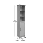Tour de rangement autoportante pour salle de bain, organisateur de linge de maison