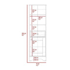 Meuble bas de salle de bain, deux étagères intérieures, deux étagères ouvertes, une porte, pour salle de bain, cuisine, salon