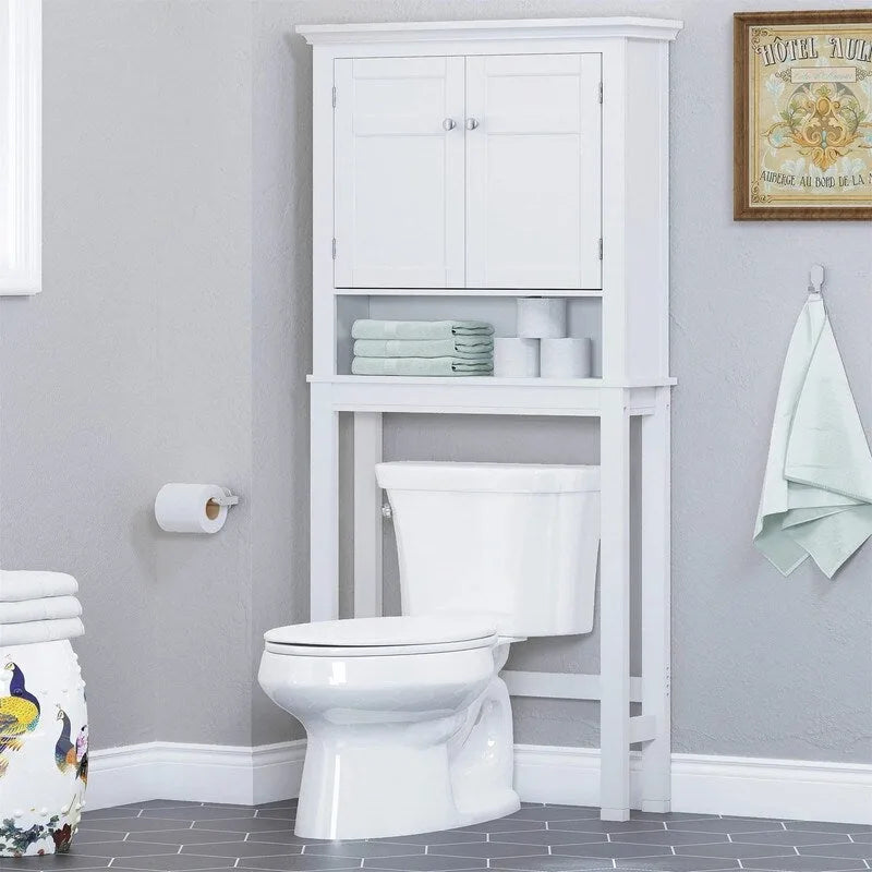 Armoire de rangement à installer au-dessus des toilettes - 7,87 cm (P) x 27,36 cm (L) x 65 cm (H)