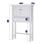 Armoire de rangement à installer au-dessus des toilettes - 7,87 cm (P) x 27,36 cm (L) x 65 cm (H)