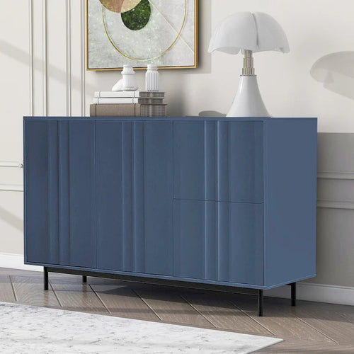 Armoire de rangement de 75 cm de hauteur avec étagères réglables - 120 x 40 cm