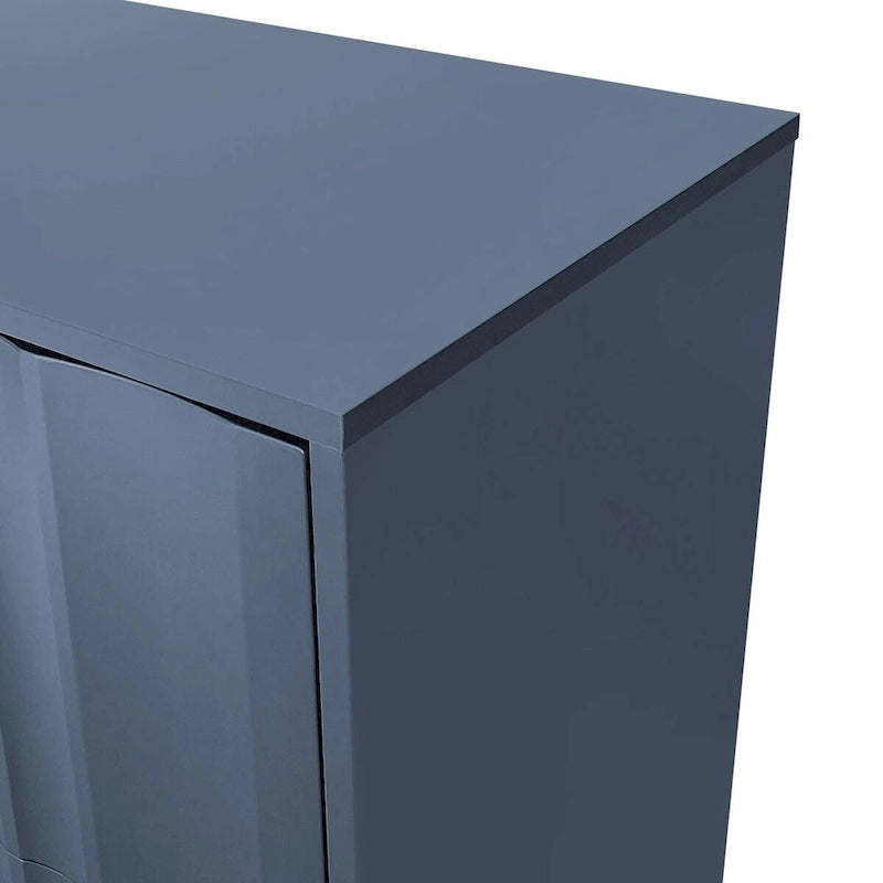 Armoire de rangement de 75 cm de hauteur avec étagères réglables - 120 x 40 cm