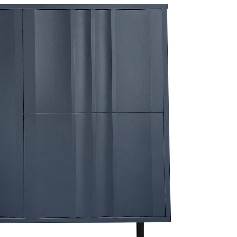 Armoire de rangement de 75 cm de hauteur avec étagères réglables - 120 x 40 cm