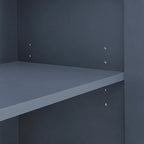 Armoire de rangement de 75 cm de hauteur avec étagères réglables - 120 x 40 cm