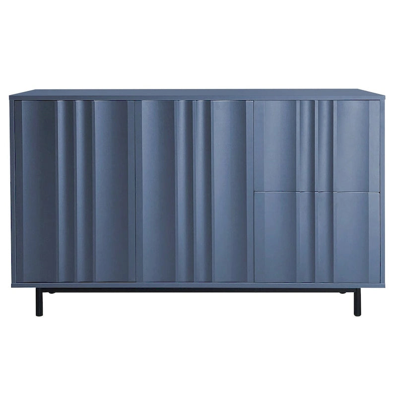 Armoire de rangement de 75 cm de hauteur avec étagères réglables - 120 x 40 cm