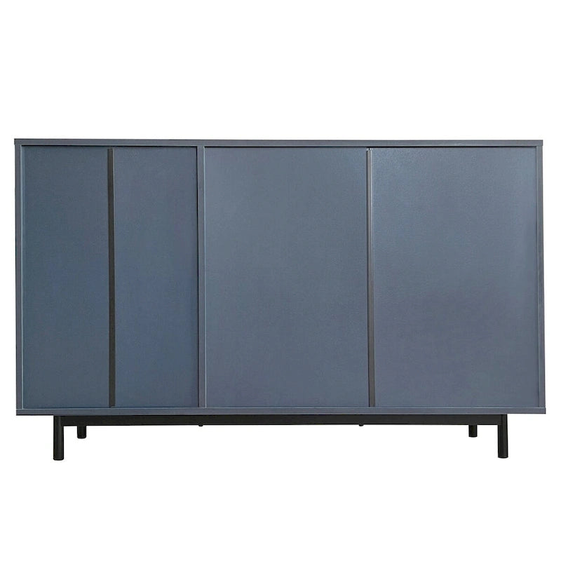 Armoire de rangement de 75 cm de hauteur avec étagères réglables - 120 x 40 cm