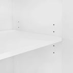 Armoire de rangement de 75 cm de hauteur avec étagères réglables - 120 x 40 cm