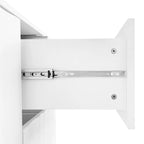 Armoire de rangement de 75 cm de hauteur avec étagères réglables - 120 x 40 cm