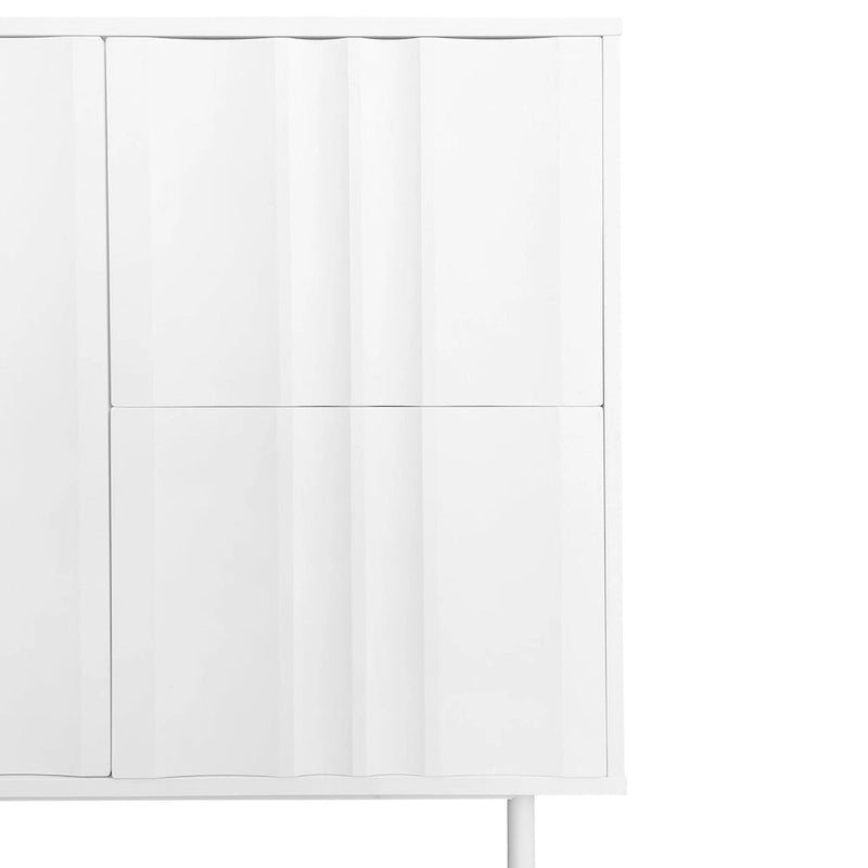 Armoire de rangement de 75 cm de hauteur avec étagères réglables - 120 x 40 cm