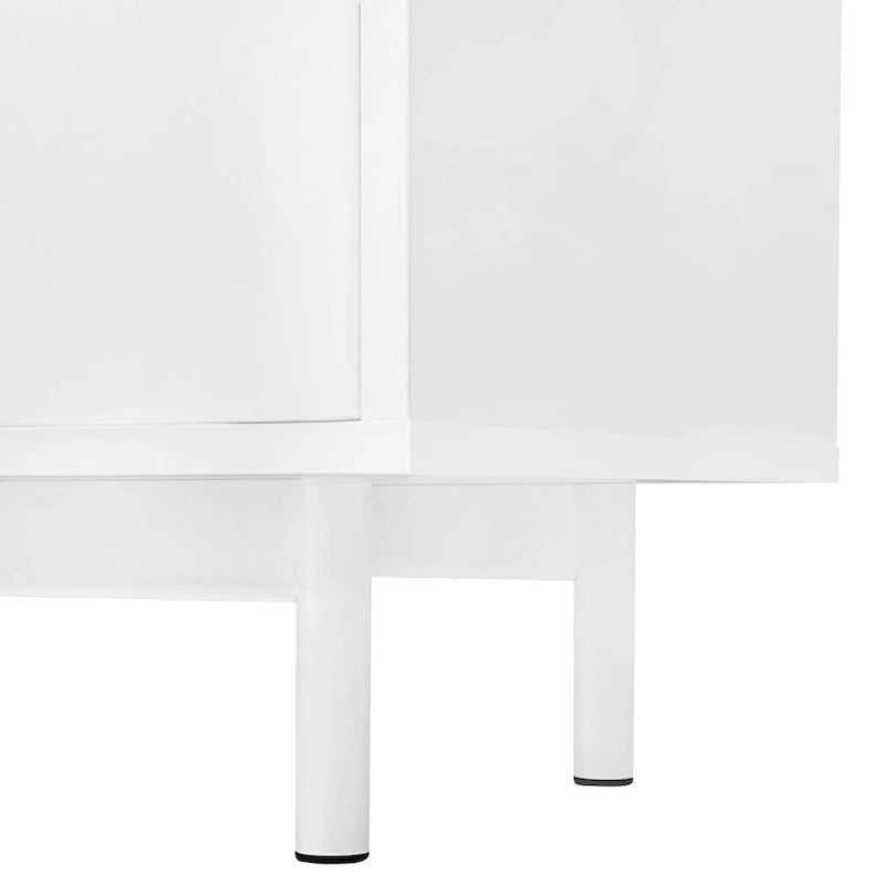 Armoire de rangement de 75 cm de hauteur avec étagères réglables - 120 x 40 cm