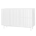 Armoire de rangement de 75 cm de hauteur avec étagères réglables - 120 x 40 cm
