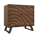 Buffet/meuble TV en bois à 2 ou 4 portes avec étagères réglables