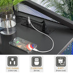 Classeur avec station de charge, armoire de rangement avec destructeur de documents sur roulettes